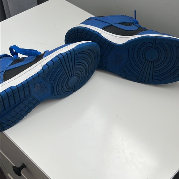 Blue and Black Nike Dunks. Size 5.5 youth. - Picture 2 of 5